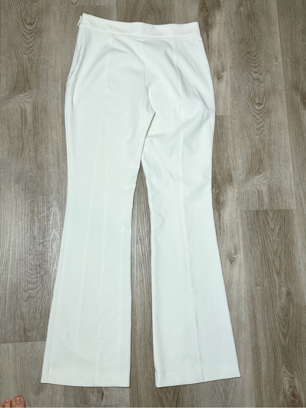 Marciano Guess White High Rise Flare Tailored Dress Pants Trousers Size 8 - Picture 5 of 7